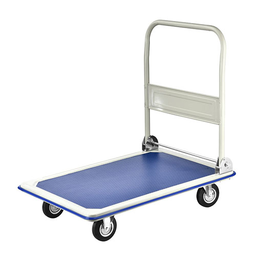 Smooth 4 Wheel Foldable Platform Hand Trolley 150kg - DEYOU